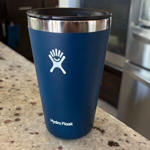 Hydro Flask Navy Stainless Travel Tumbler 16 oz